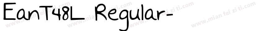 EanT48L Regular字体转换